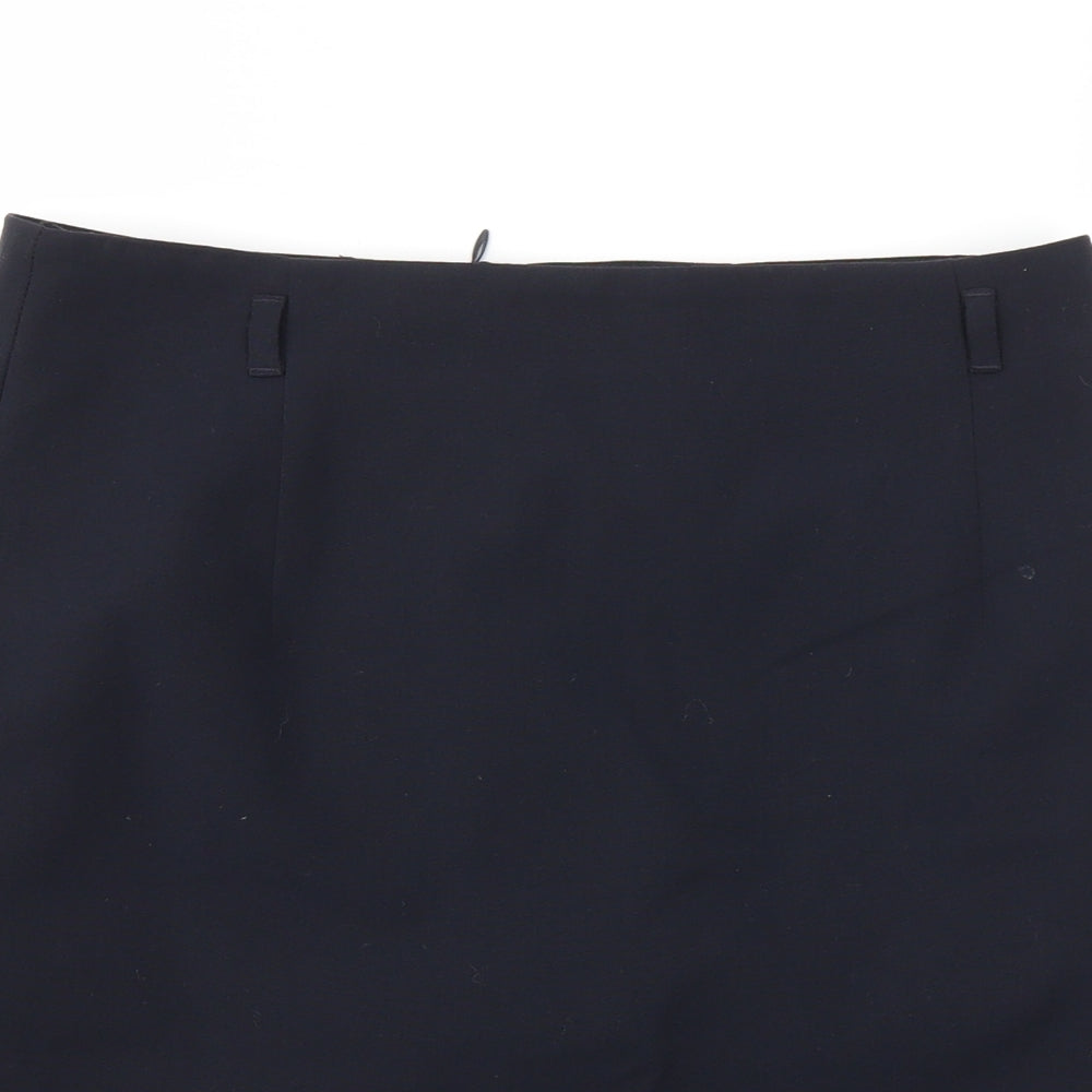 M&S Womens Blue   A-Line Skirt Size 10