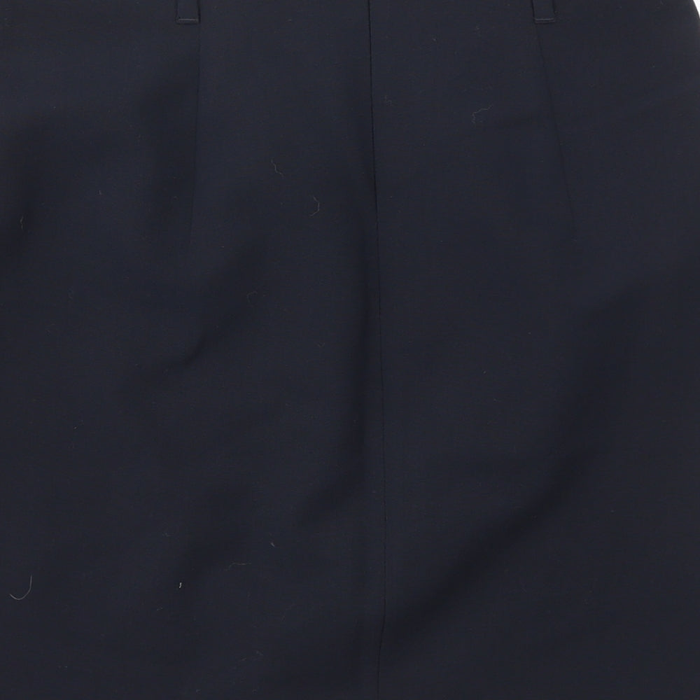 M&S Womens Blue   A-Line Skirt Size 10