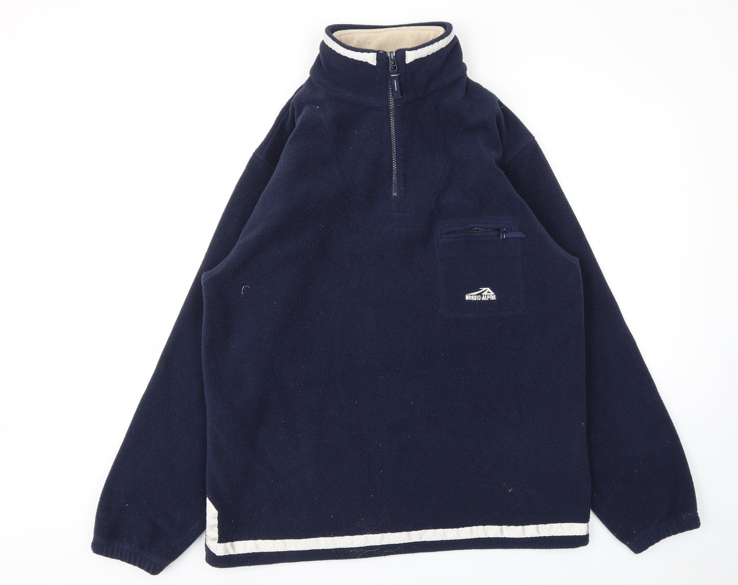 MORDIC ALPINE Mens Blue   Pullover Sweatshirt Size L
