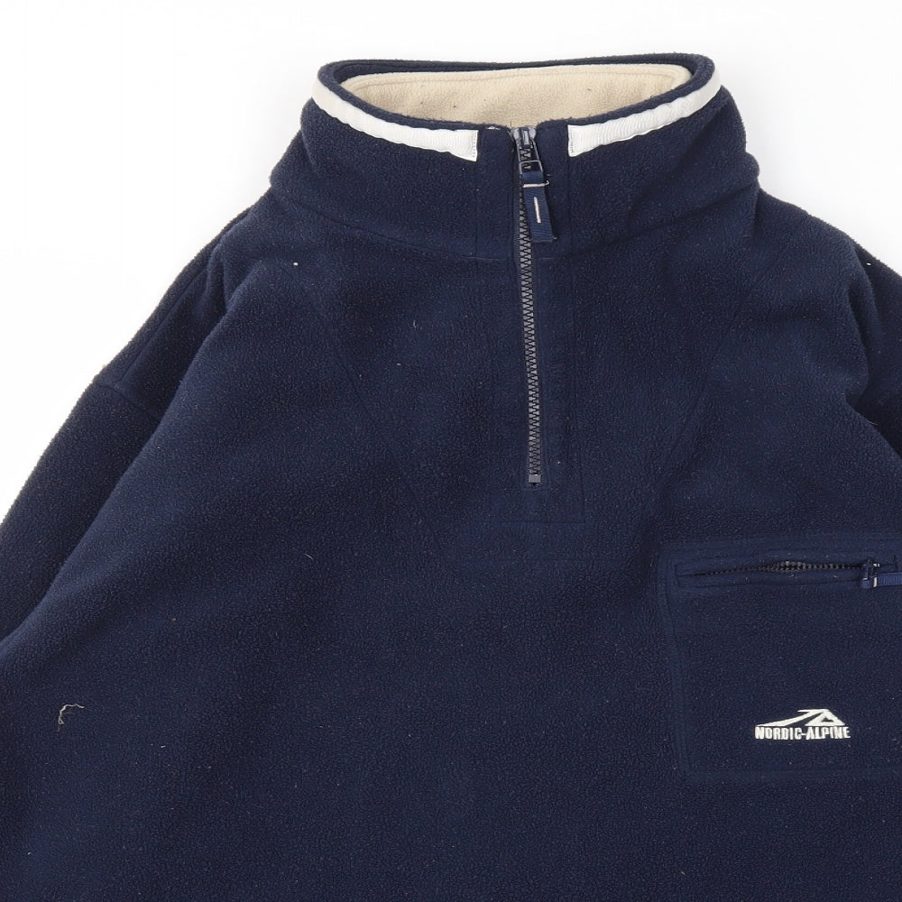 MORDIC ALPINE Mens Blue   Pullover Sweatshirt Size L