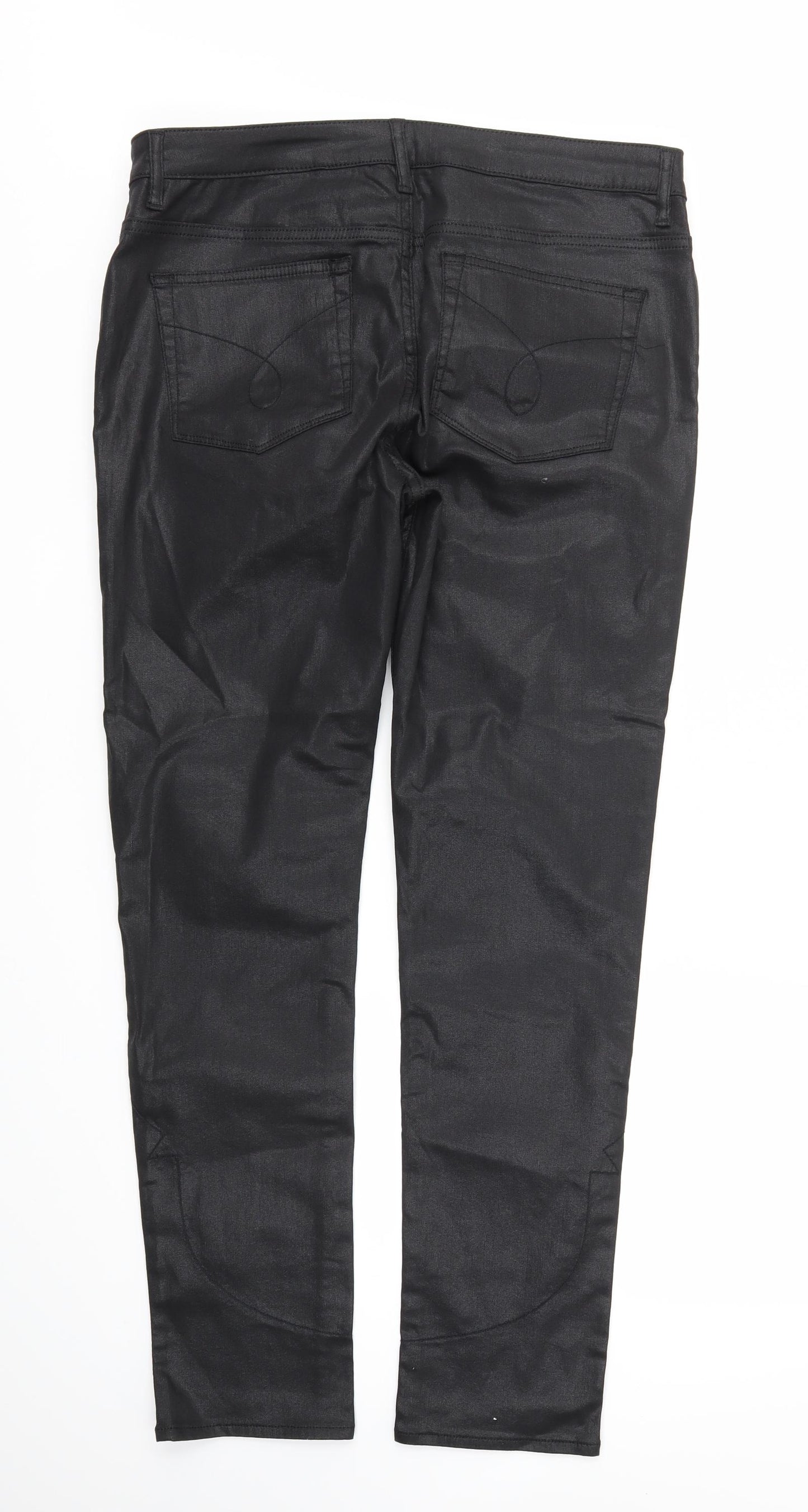 Preworn Womens Black   Skinny Jeans Size 34 L31 in