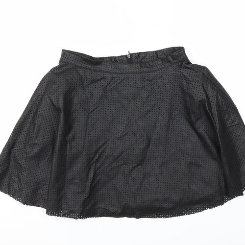 Preworn Womens Black   Flare Skirt Size 10