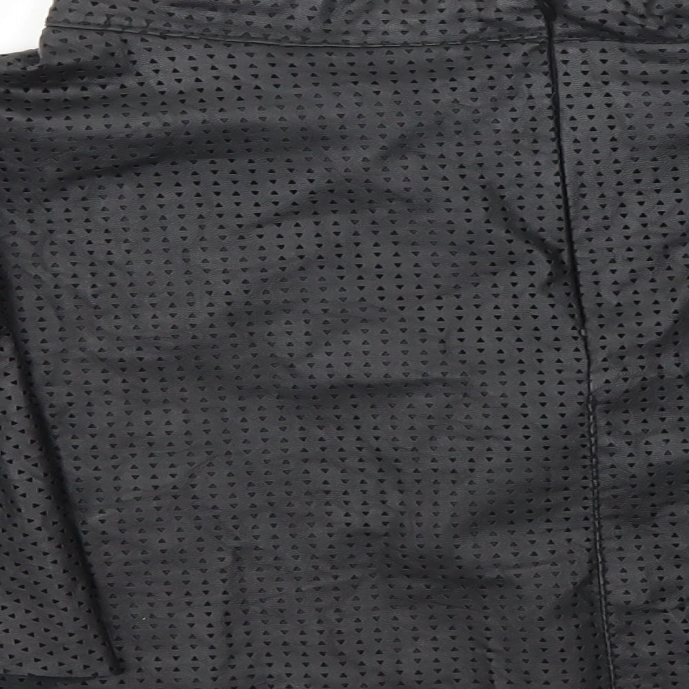 Preworn Womens Black   Flare Skirt Size 10