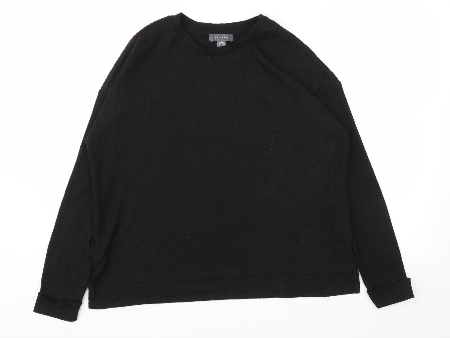 Primark Womens Black   Basic T-Shirt Size S