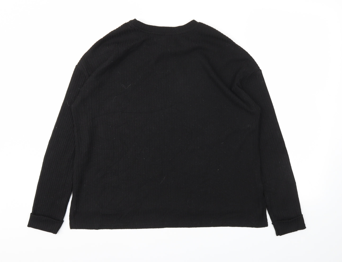 Primark Womens Black   Basic T-Shirt Size S