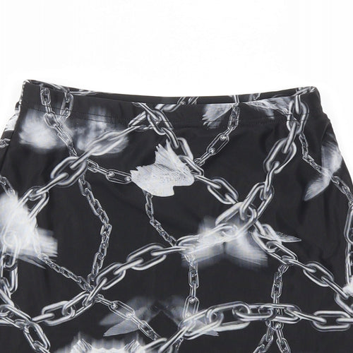 SheIn Womens Black   A-Line Skirt Size XS  - Stretch waistband