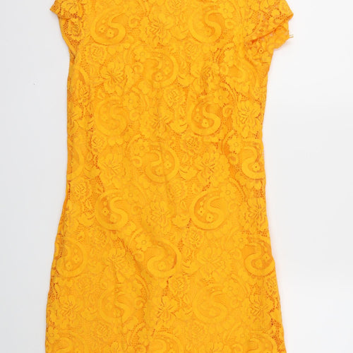 Dorothy Perkins Womens Orange   A-Line  Size 6
