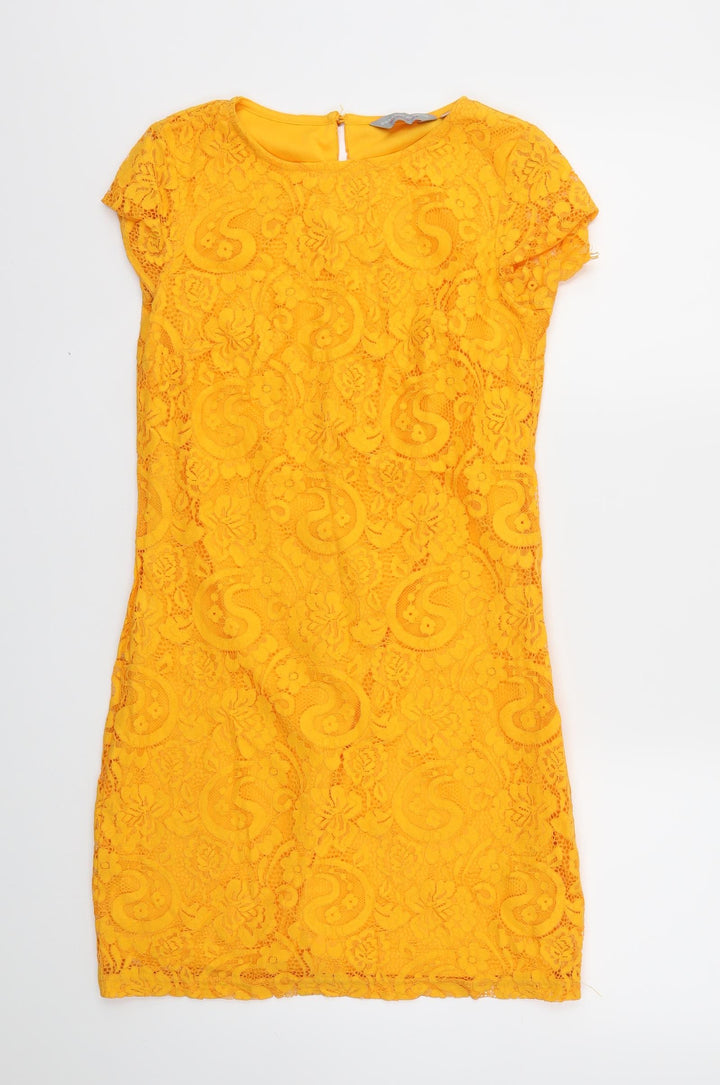 Dorothy Perkins Womens Orange A-Line Size 6