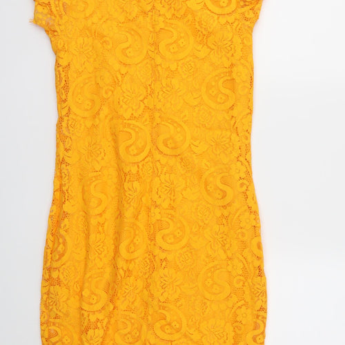 Dorothy Perkins Womens Orange   A-Line  Size 6