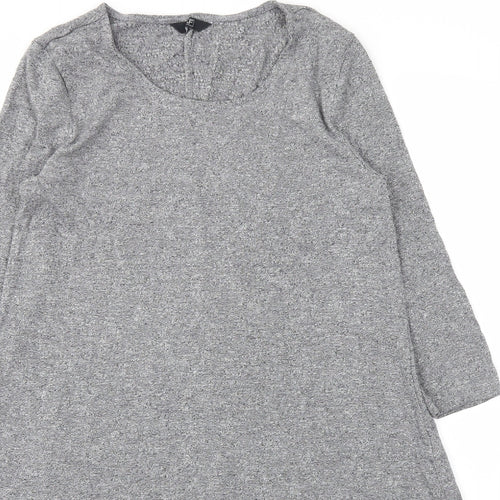 F&F Womens Grey   Fit & Flare  Size 10