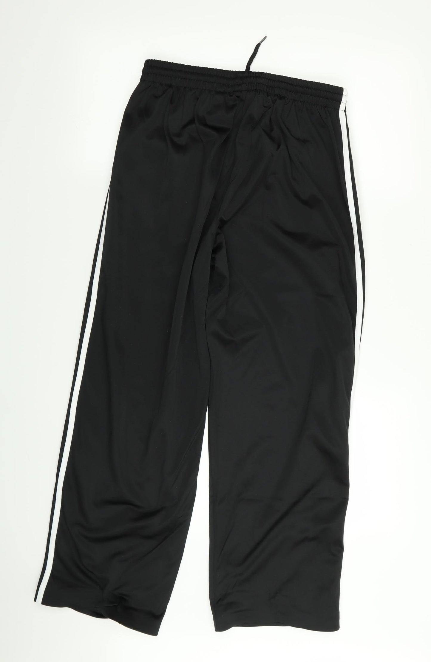 urban gang Mens Black Striped  Jogger Trousers Size M L27 in - Stretch waistband