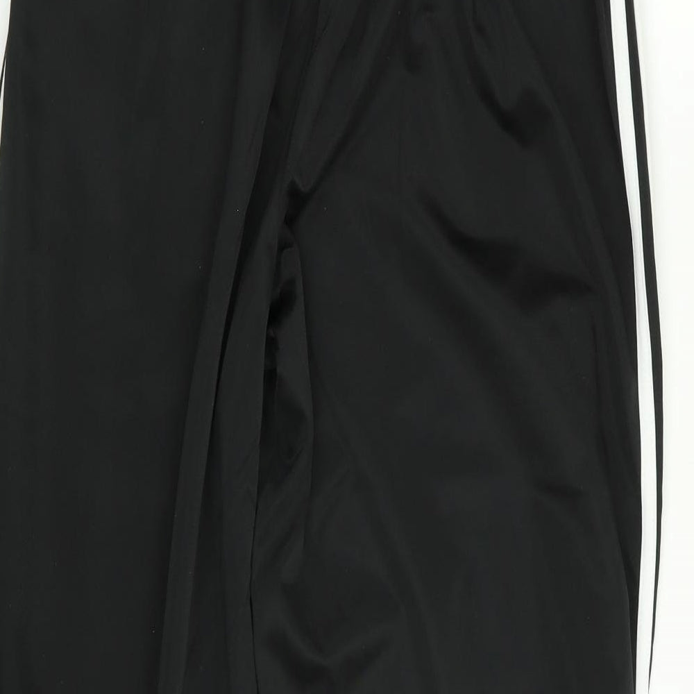 urban gang Mens Black Striped  Jogger Trousers Size M L27 in - Stretch waistband