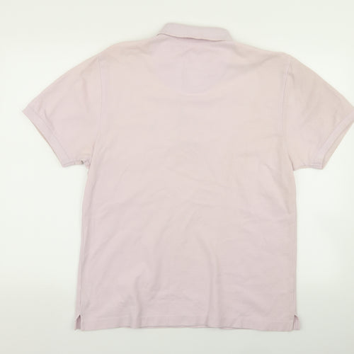 Cherokee Mens Pink    Polo Size M