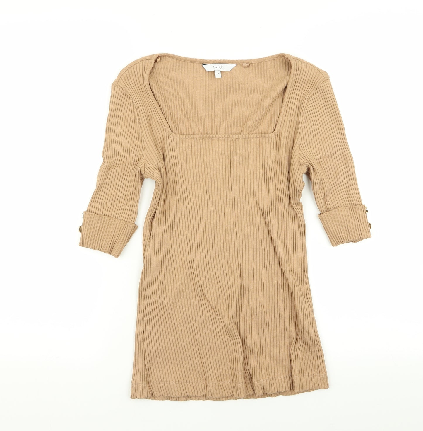 NEXT Womens Beige   Basic T-Shirt Size 8