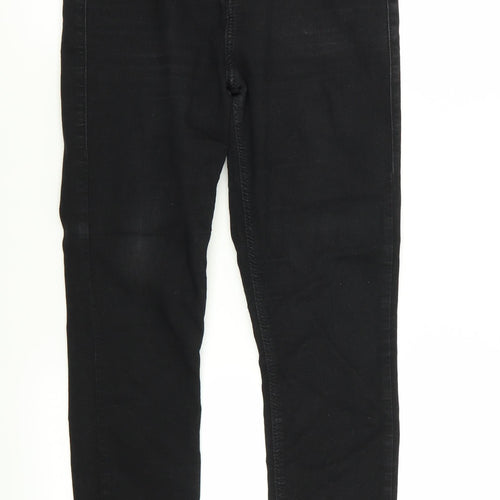 Topshop Womens Black   Skinny Jeans Size 28 in L28 in