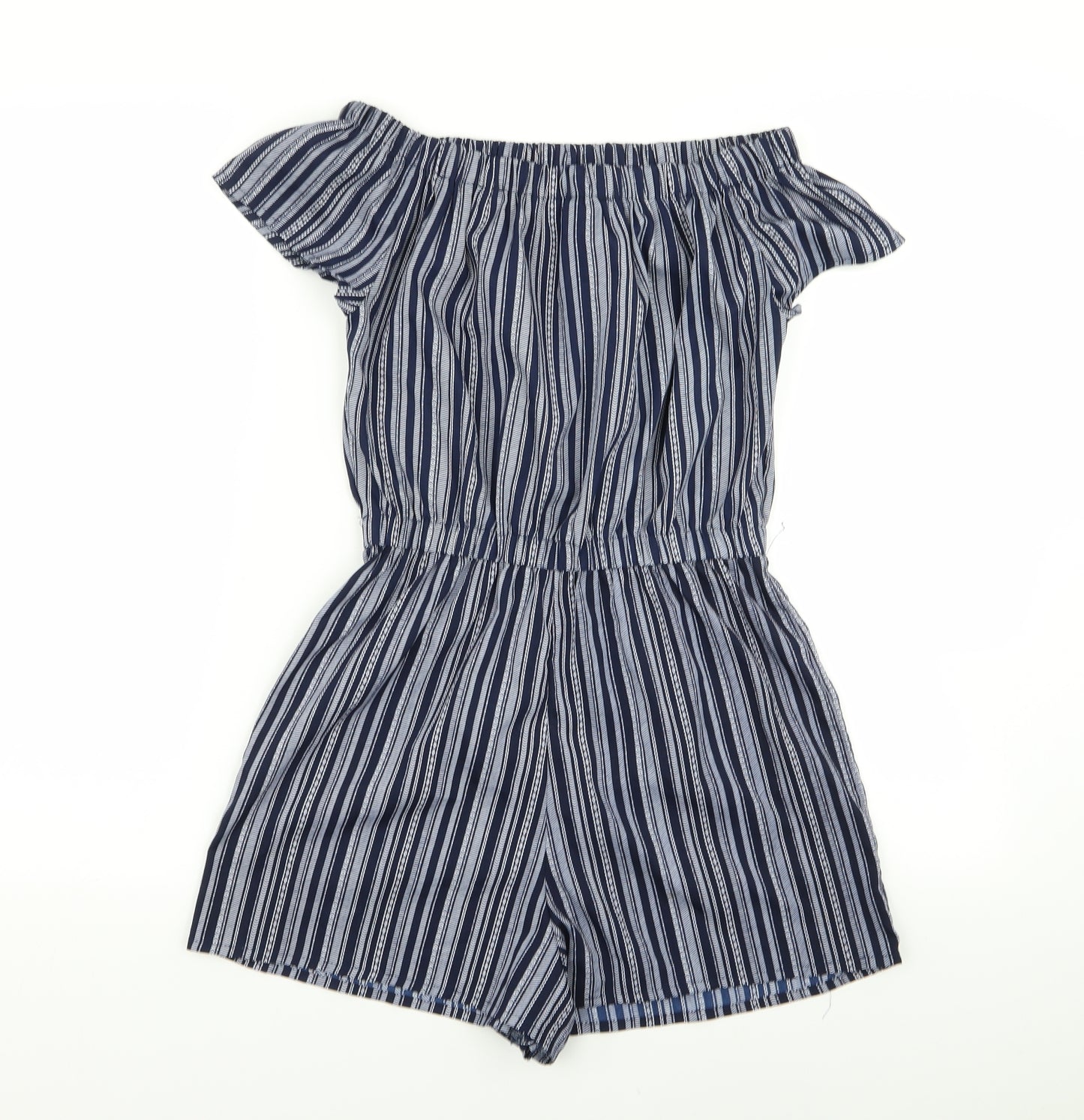 Primark Womens Multicoloured Striped  Playsuit One-Piece Size 8