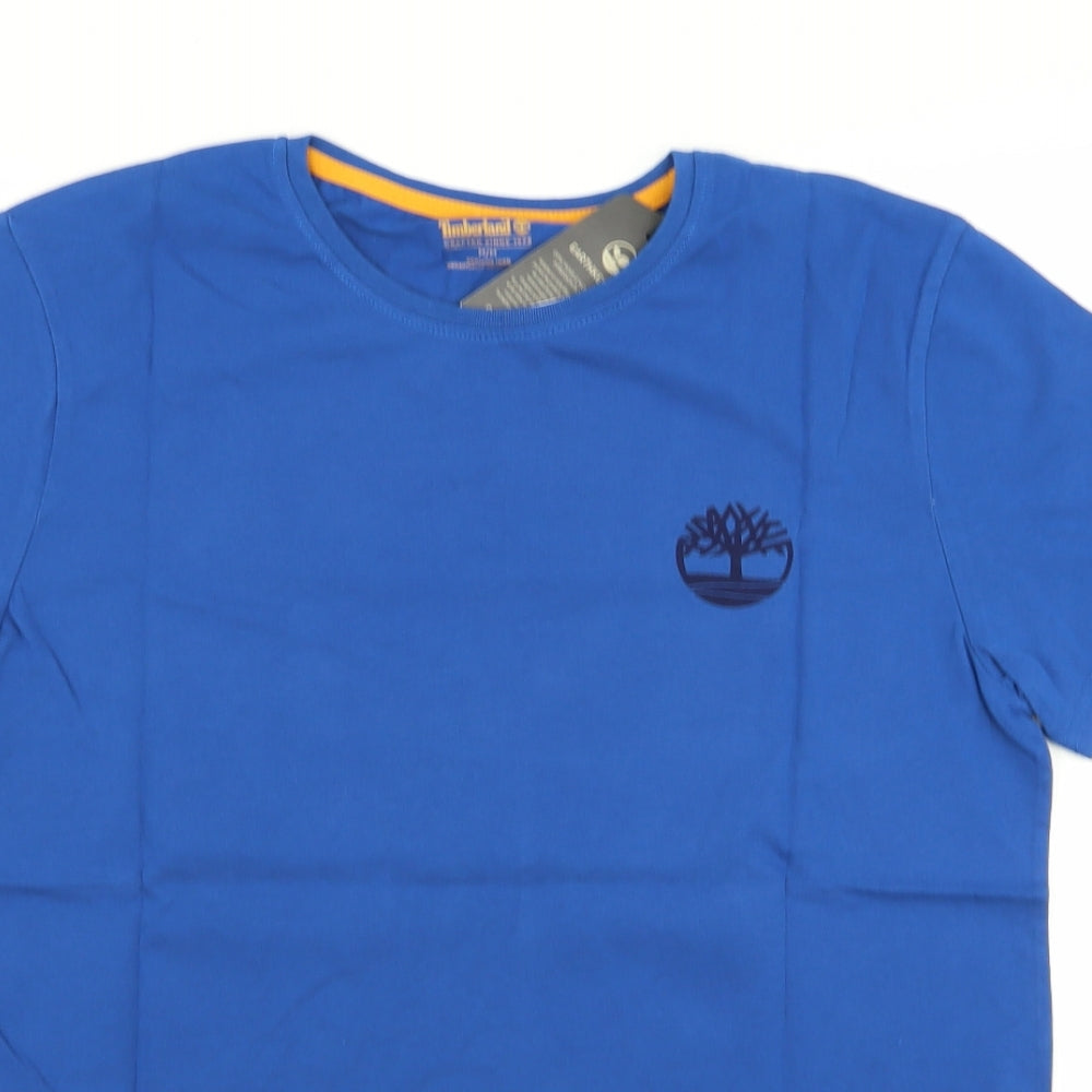 Timberland Mens Blue    T-Shirt Size M