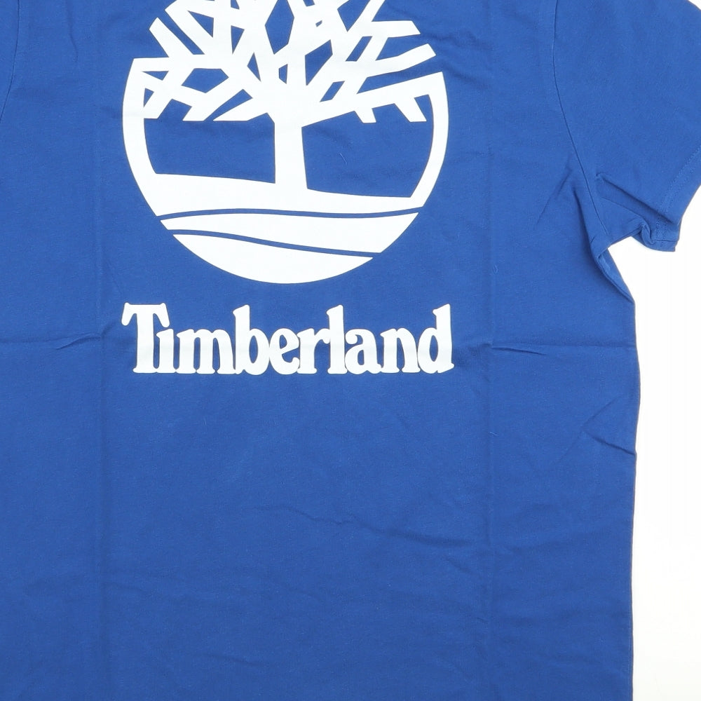 Timberland Mens Blue    T-Shirt Size M