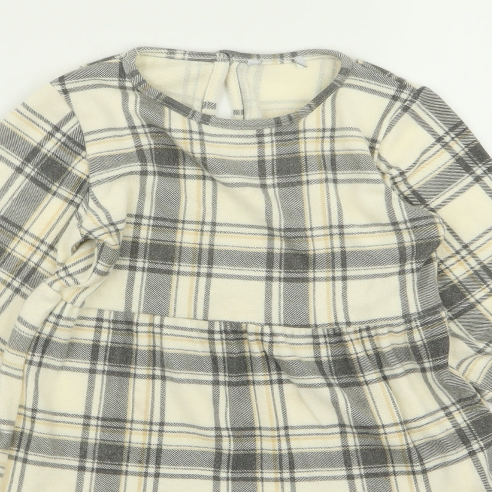 Primark Girls Multicoloured Check  Fit & Flare  Size 5-6 Years