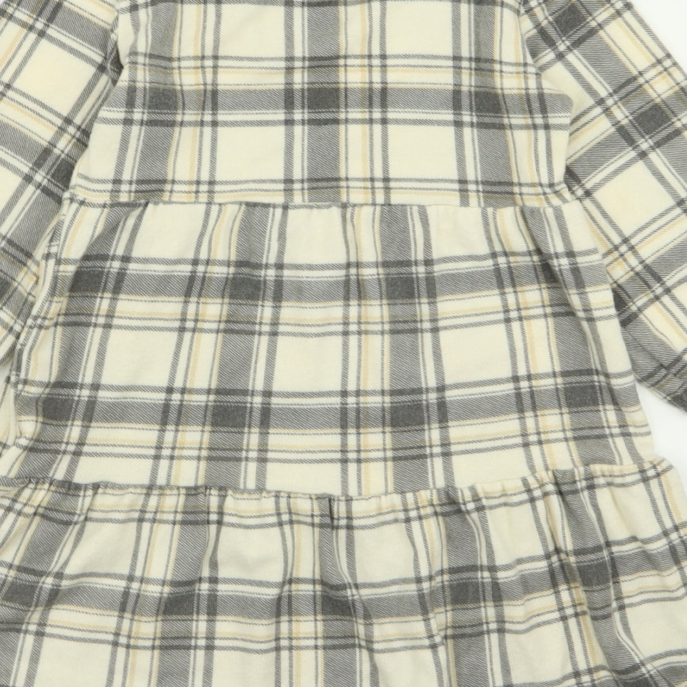 Primark Girls Multicoloured Check  Fit & Flare  Size 5-6 Years