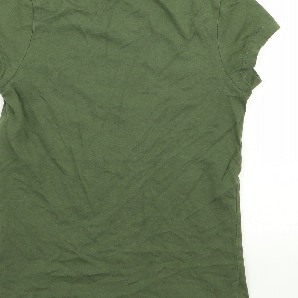 Blue Zoo Girls Green   Basic T-Shirt Size 5-6 Years
