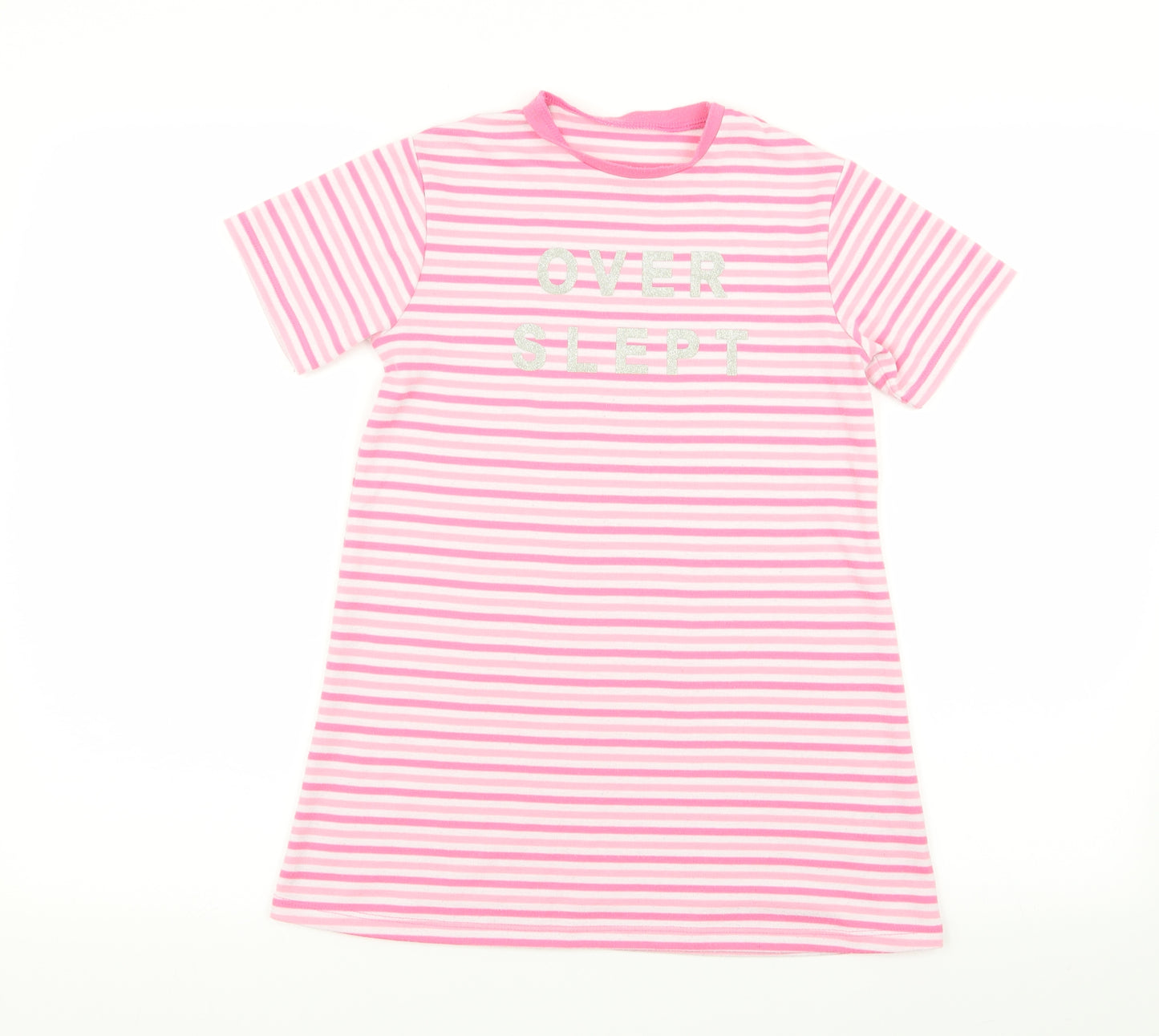 Asda George Girls Multicoloured Striped  Top Dress Size 5-6 Years