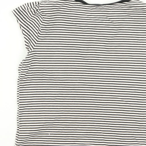 Asda George Girls Multicoloured Striped  Basic T-Shirt Size 4-5 Years