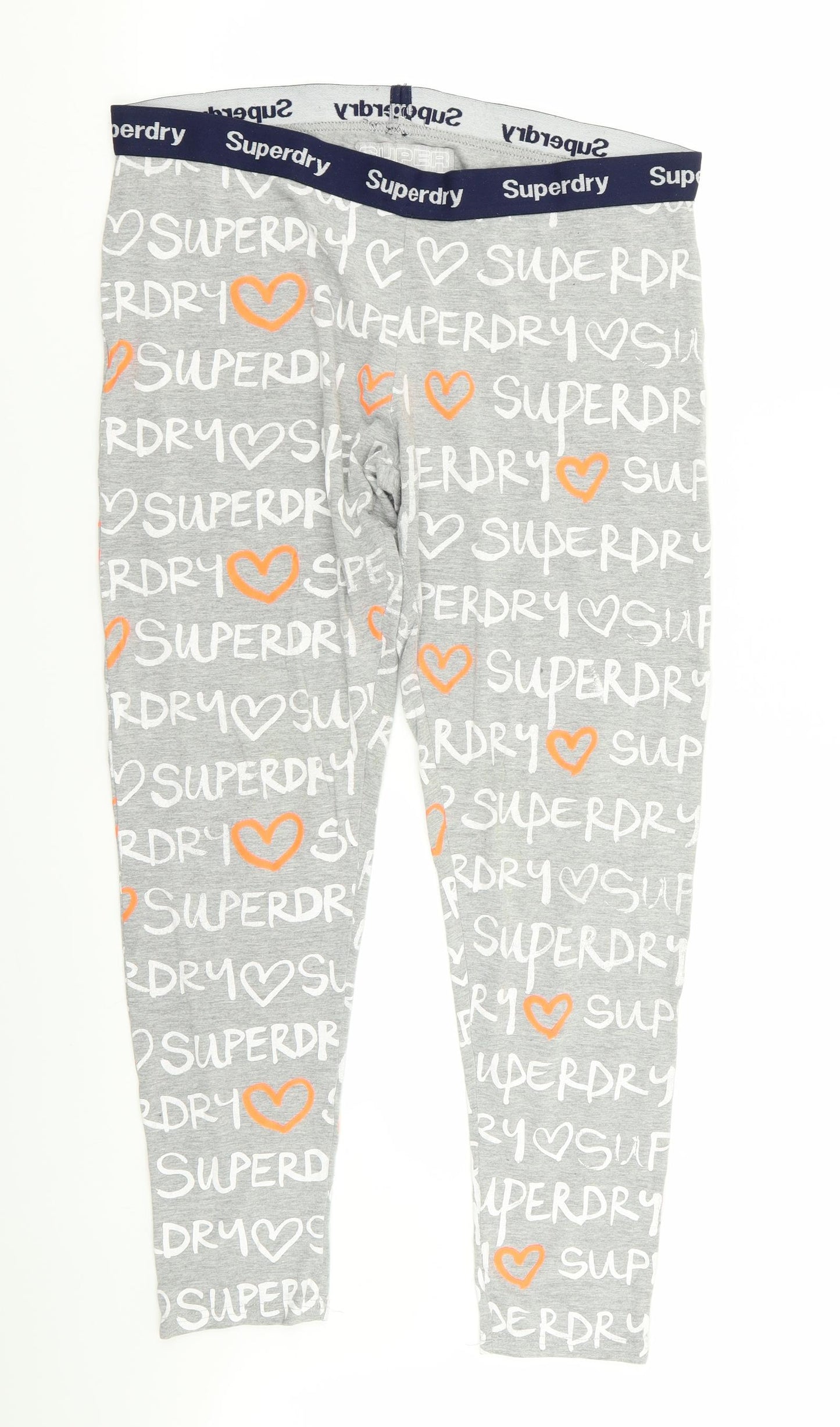 Superdry Womens Multicoloured Geometric  Babydoll Pyjama Pants Size L