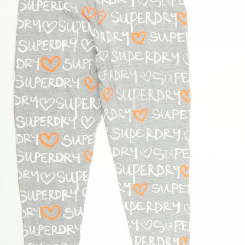 Superdry Womens Multicoloured Geometric  Babydoll Pyjama Pants Size L