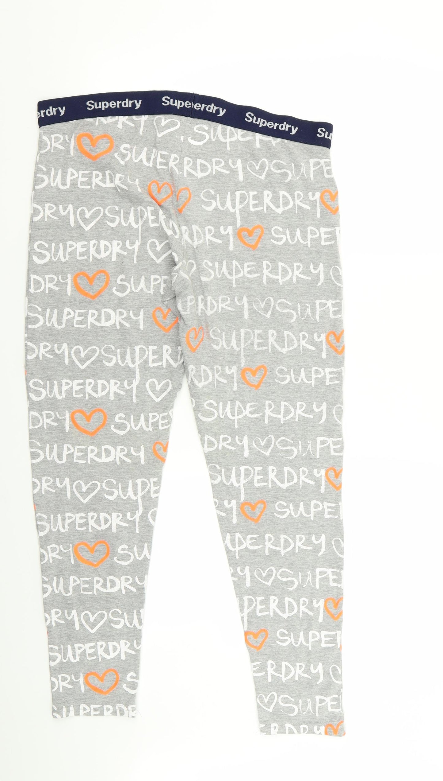 Superdry Womens Multicoloured Geometric  Babydoll Pyjama Pants Size L