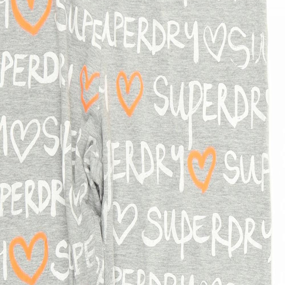 Superdry Womens Multicoloured Geometric  Babydoll Pyjama Pants Size L