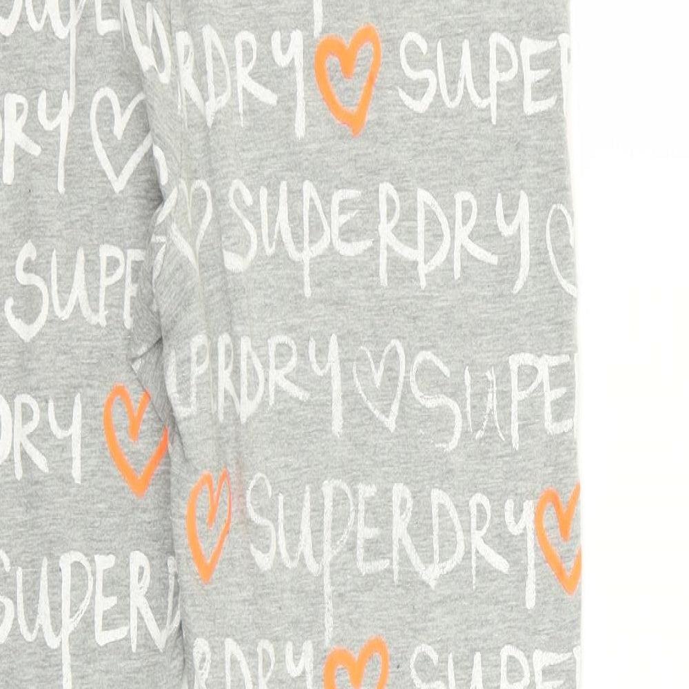 Superdry Womens Multicoloured Geometric  Babydoll Pyjama Pants Size L