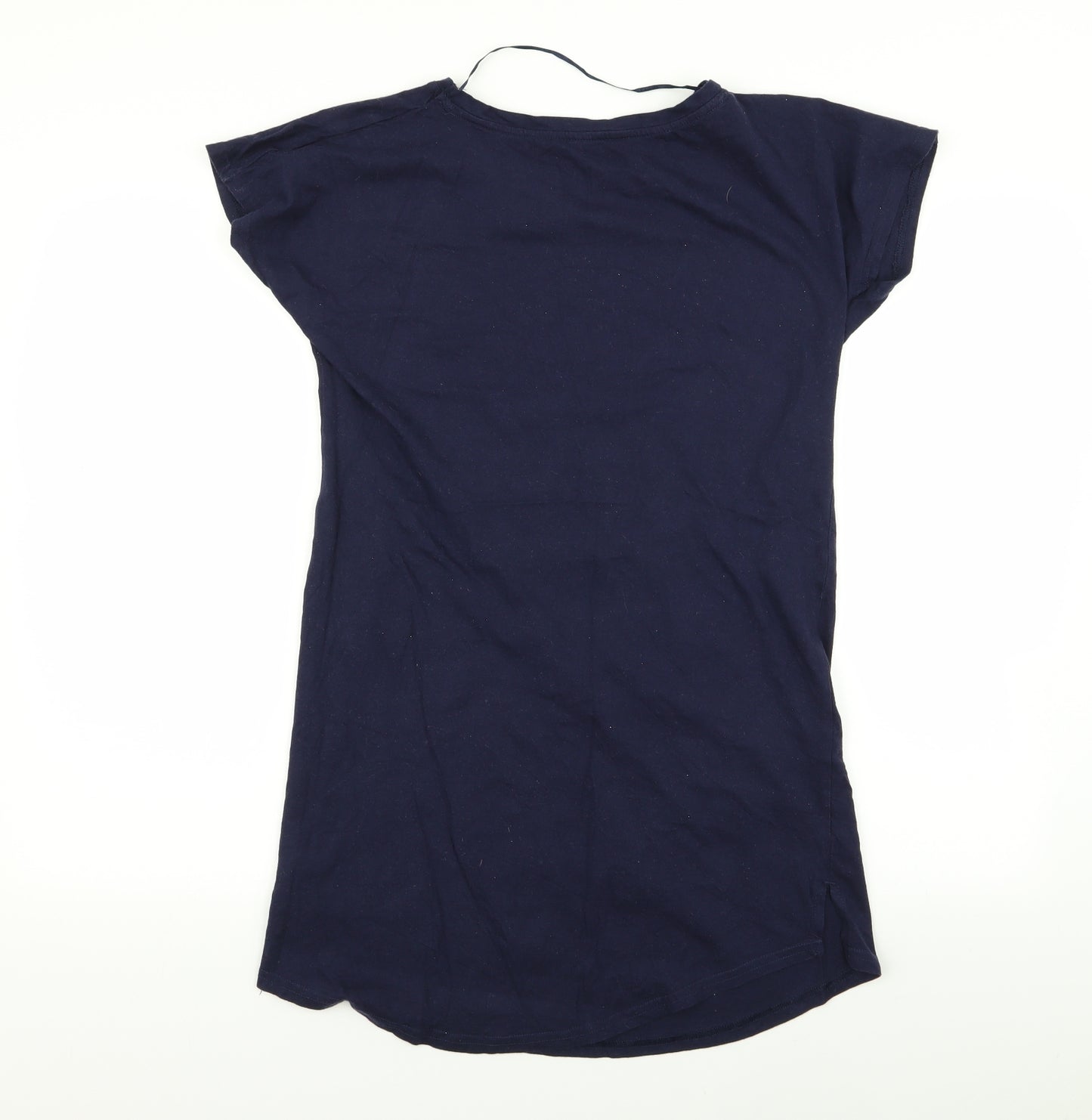 Disney Womens Blue Solid  Top Dress Size 6  - mickey mouse