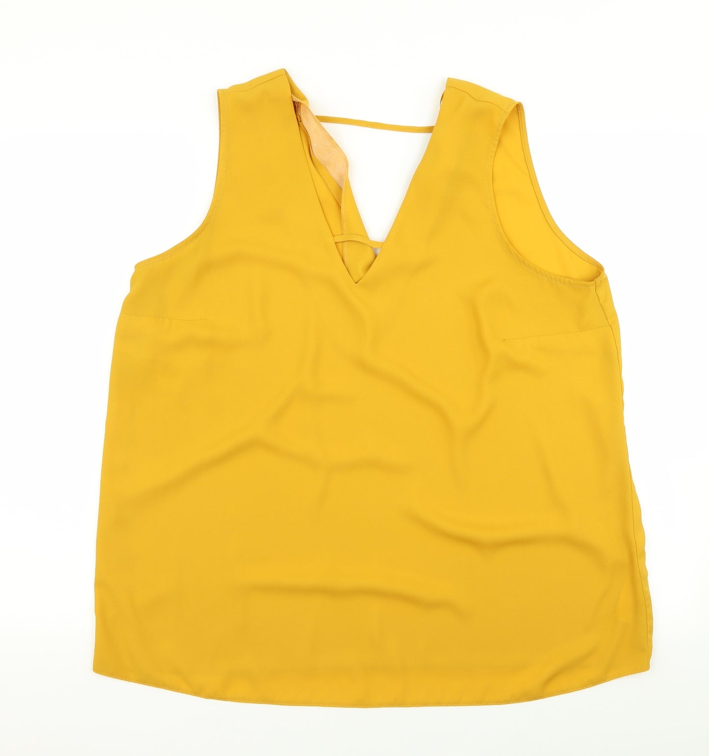 F&F Womens Yellow   Camisole Tank Size 18