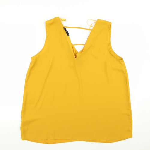 F&F Womens Yellow   Camisole Tank Size 18