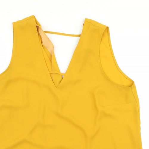 F&F Womens Yellow   Camisole Tank Size 18