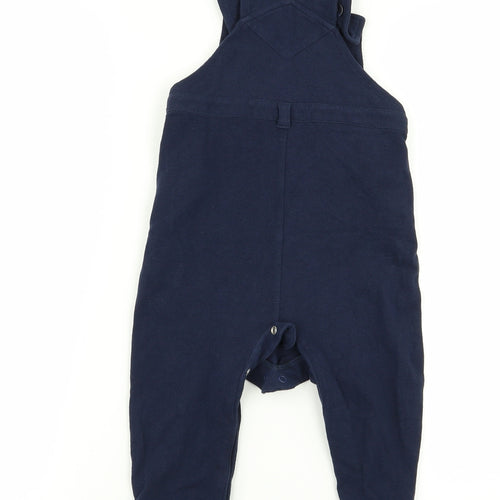 Maine Boys Blue Spotted  Dungaree One-Piece Size 12-18 Months
