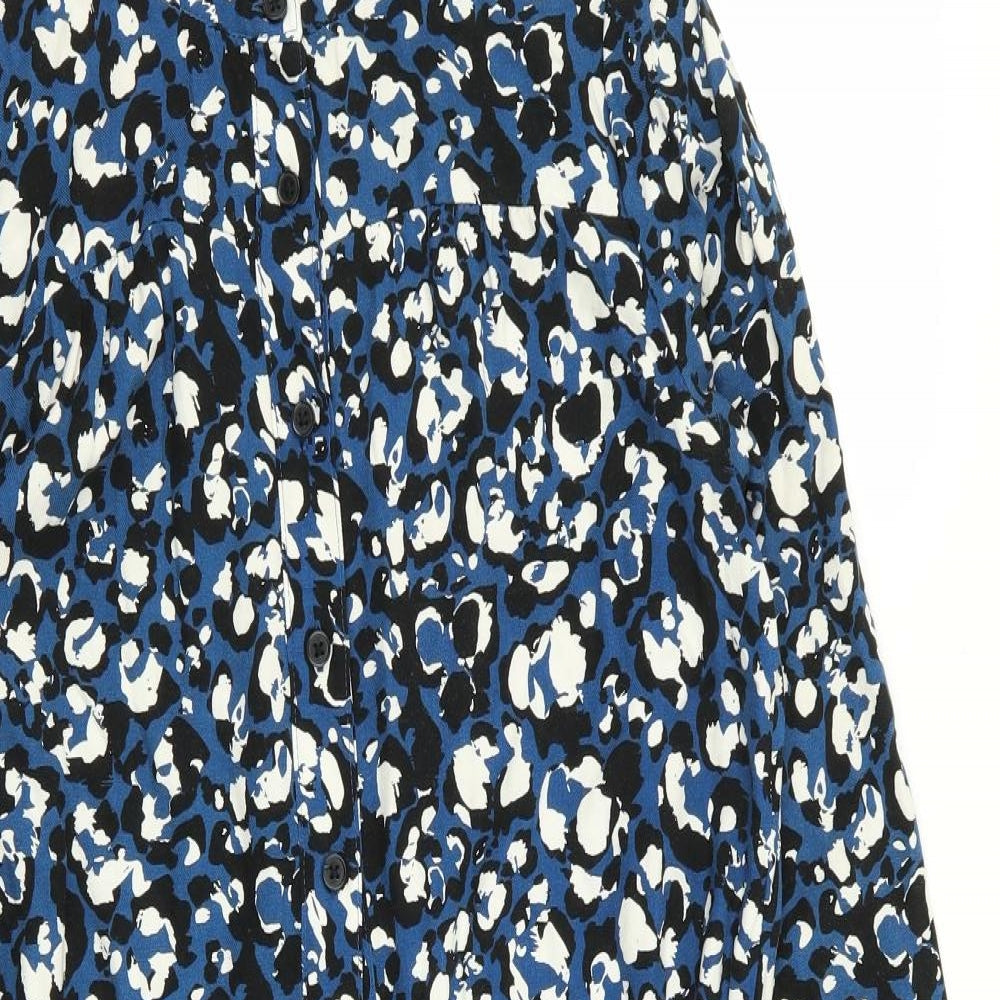 NEXT Womens Multicoloured Animal Print  Shirt Dress  Size 8