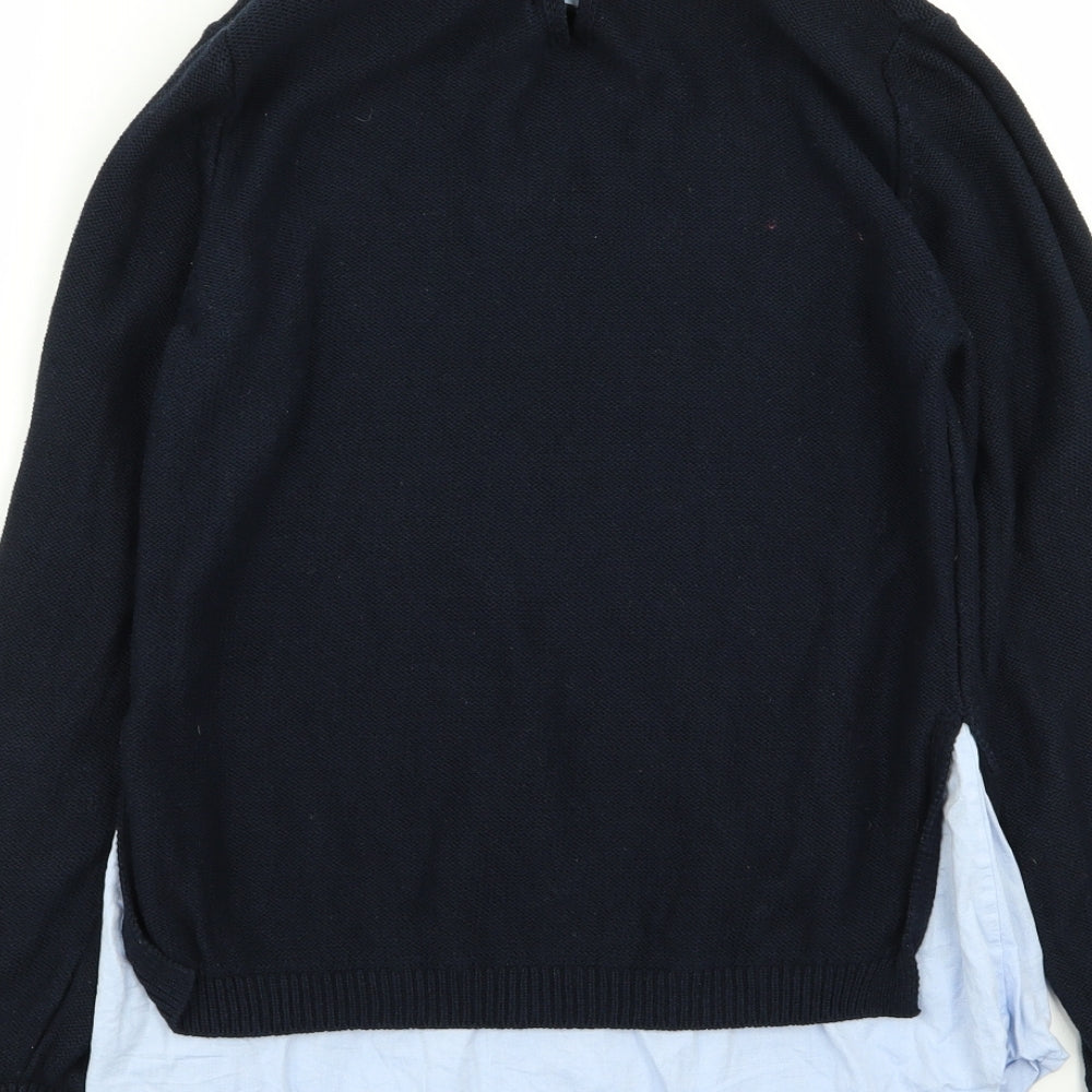 Papaya Womens Blue   Pullover Jumper Size 8  - shirt/jumper