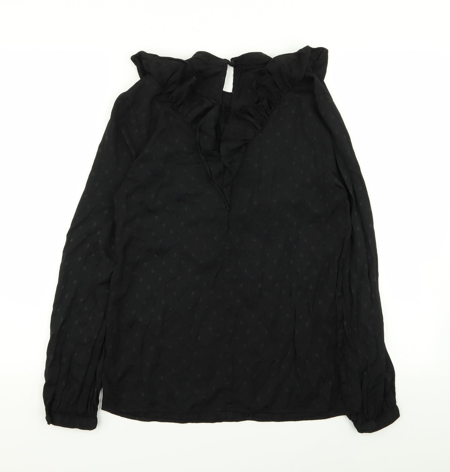 NEXT Womens Black Polka Dot  Basic Blouse Size 6