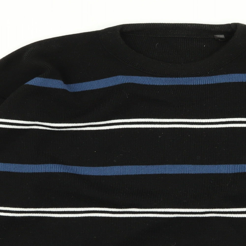 Preworn Mens Multicoloured Striped  Pullover Jumper Size L