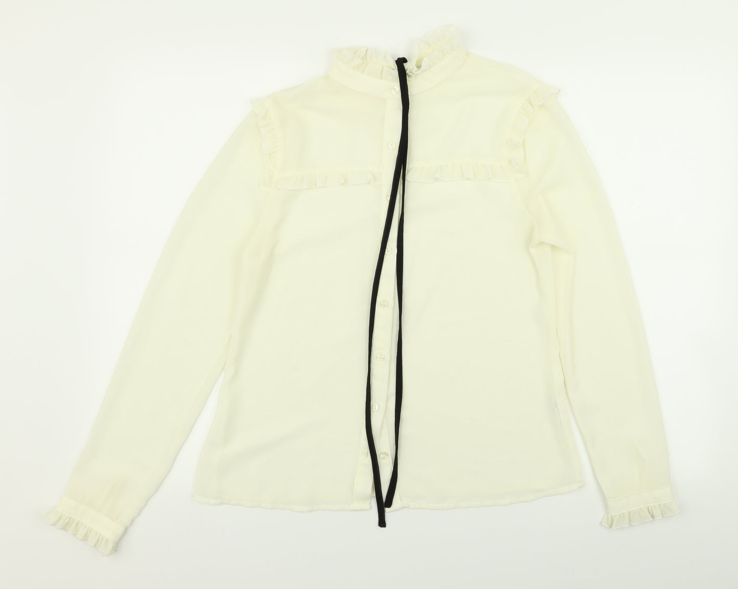 Glamorous Womens White   Basic Blouse Size 8