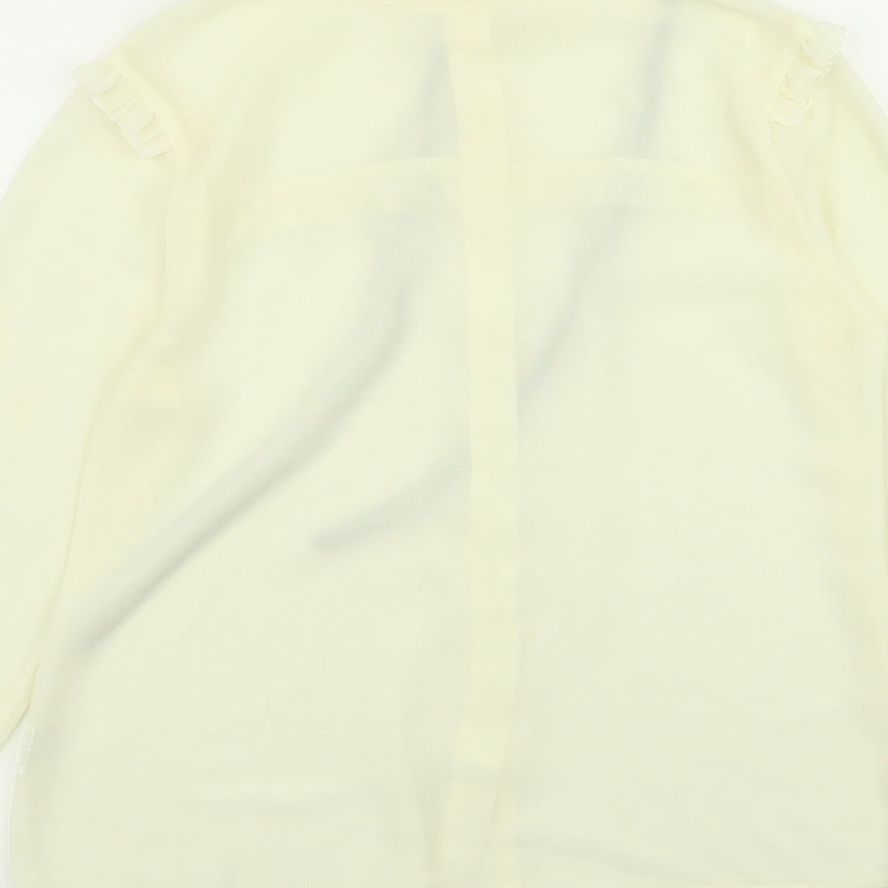 Glamorous Womens White   Basic Blouse Size 8