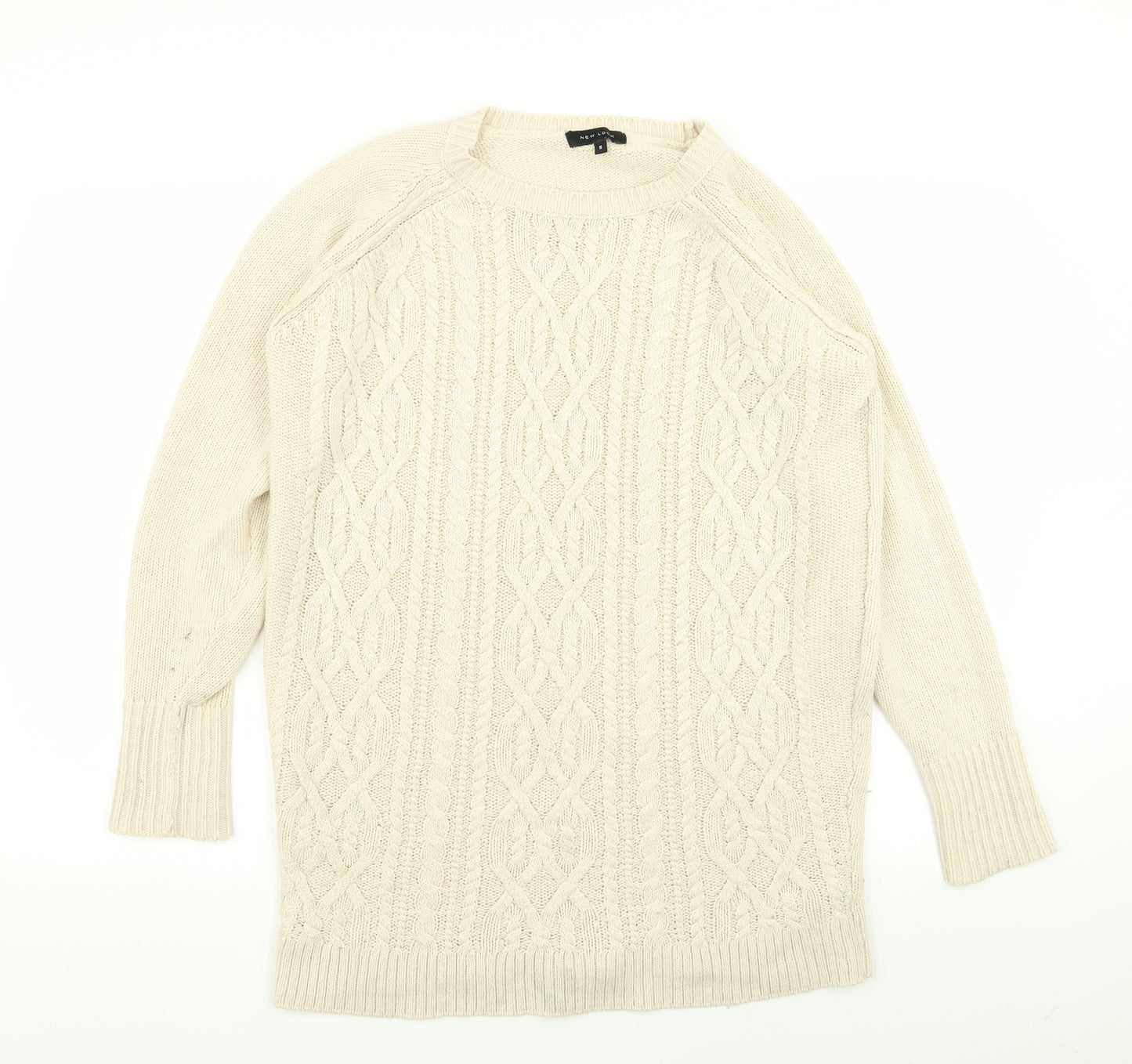New Look Womens Beige   Jumper Dress  Size S