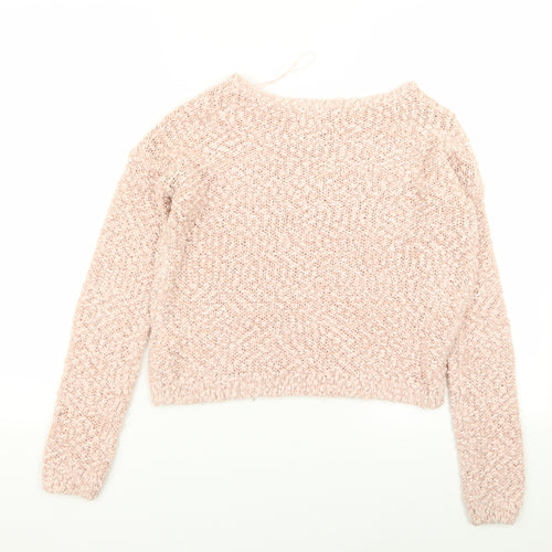 New Look Womens Pink   Pullover Jumper Size 8