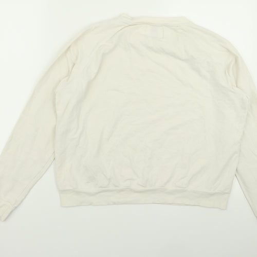 YAYAWOMEN Womens White   Pullover Jumper Size M