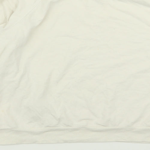YAYAWOMEN Womens White   Pullover Jumper Size M