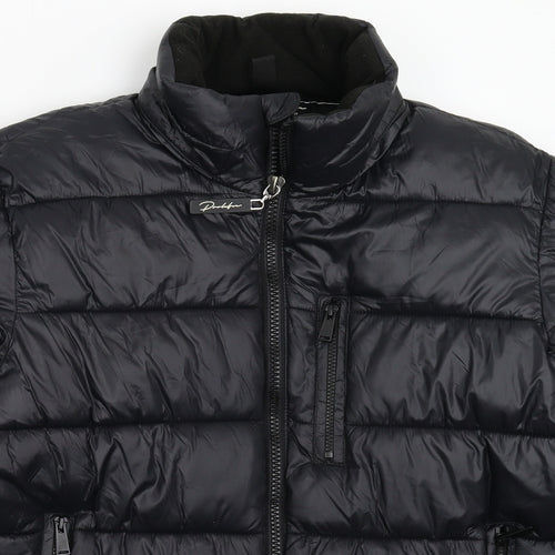 River Island Mens Black   Puffer Jacket Jacket Size M