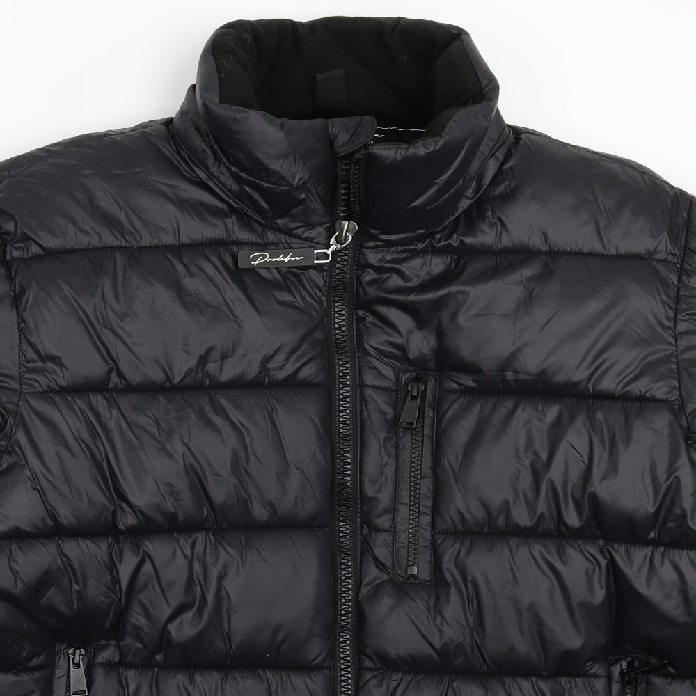 River Island Mens Black   Puffer Jacket Jacket Size M