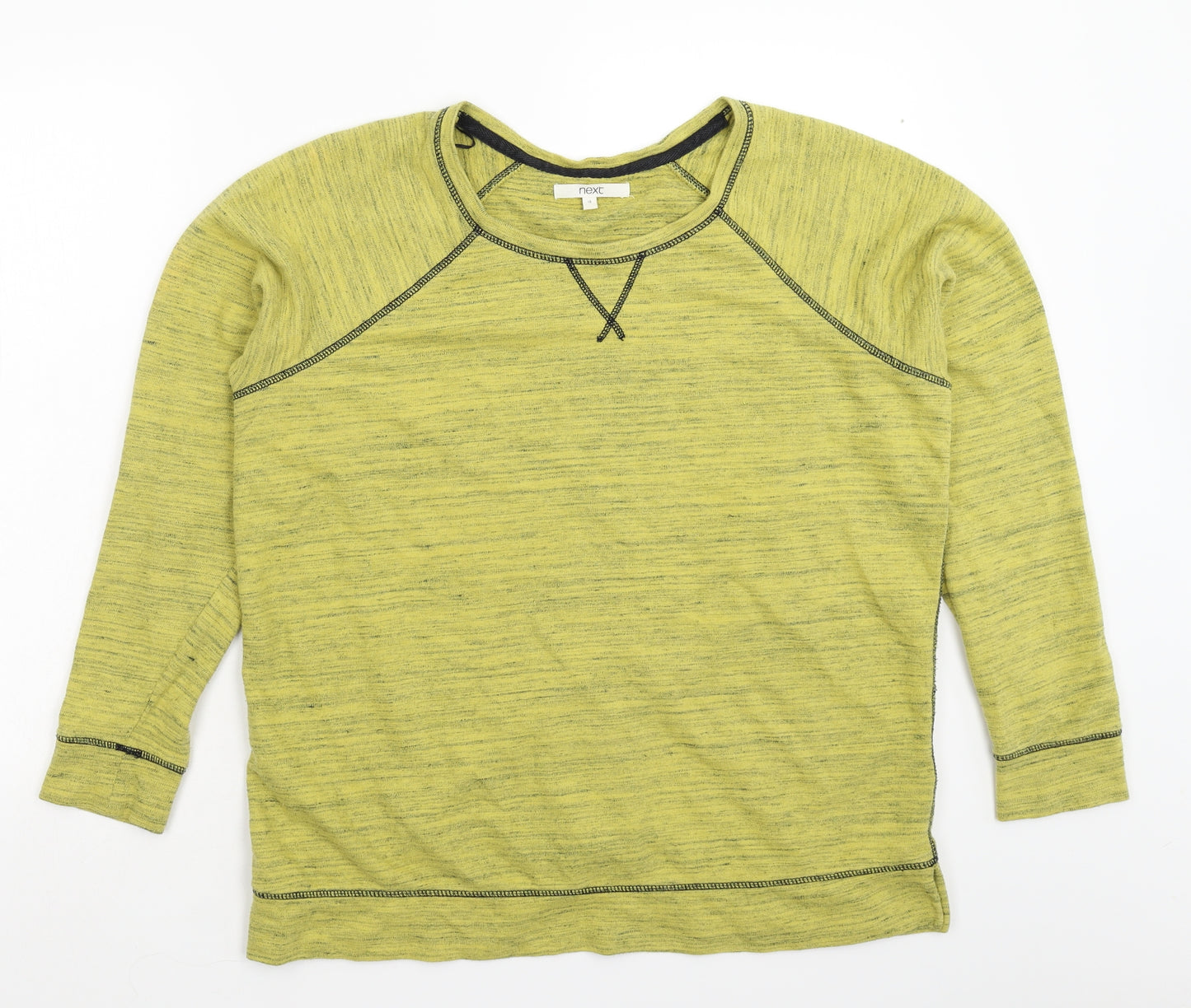 NEXT Womens Yellow   Pullover Sweatshirt Size 16